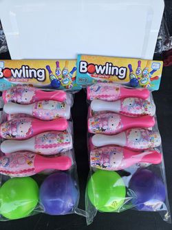 New bowling set $3 each