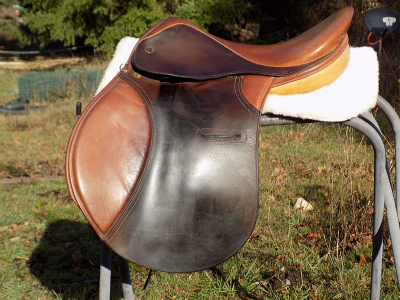16.5" Crosby Olympia Softride English Jumping All Purpose AP Saddle