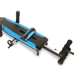 Inversion Traction Table, Back Stretcher for Lower Back Pain Relief Without Going Upside Down, 350 Lbs Weight Capacity, Blue, New in the box 