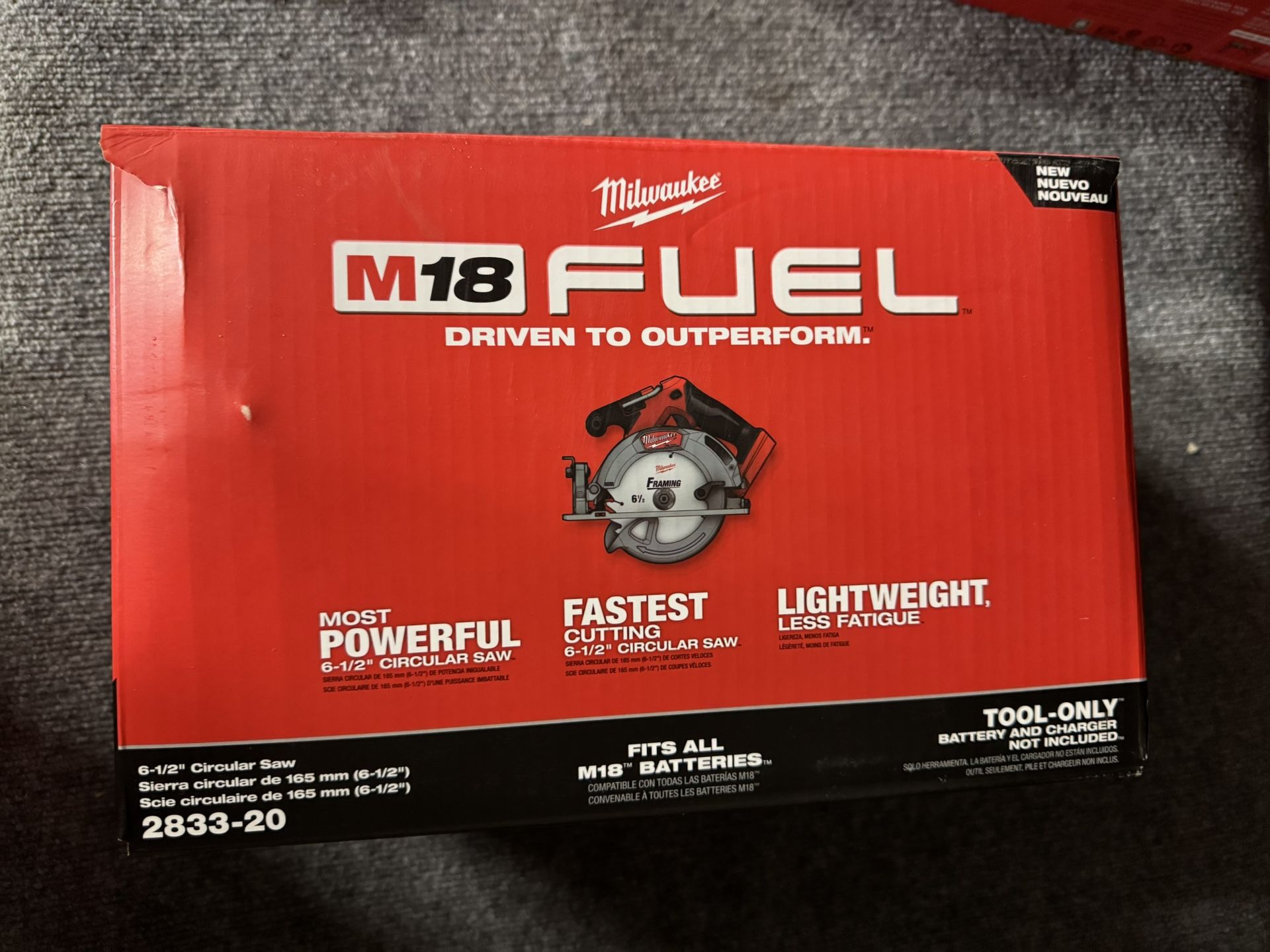 Milwaukee Fuel 6 1/2 Framing Circular Saw TOOL ONLY
