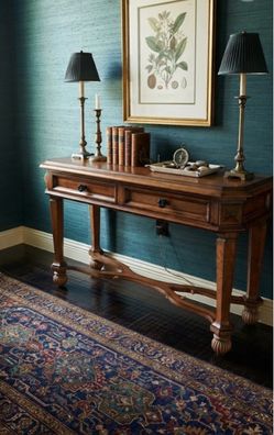 Aspen Home Furniture Barolo Sofa Console Table. Solid wood . $560  50”W x29”H x20” D