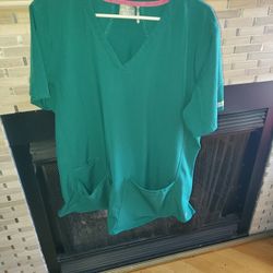 Emerald Green Scrub Too Medium 