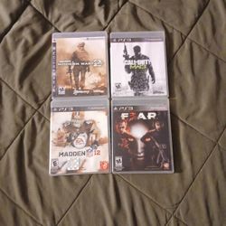 PS3 GAMES SELLING TOGETHER AS 1PIECE 