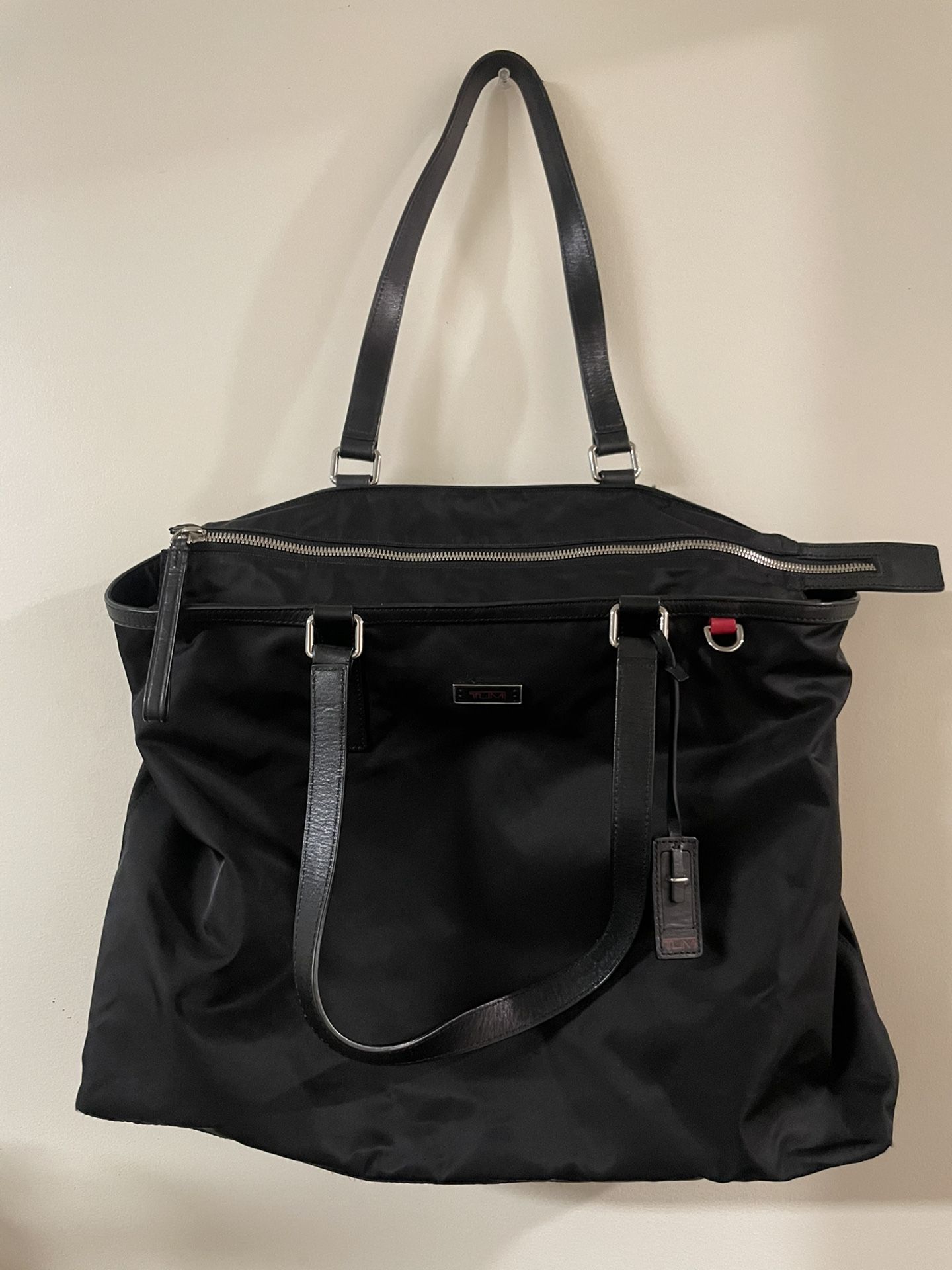 Tumi Nylon Tote Bag Carry-On (Red Stitching) 