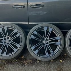 21 inch Audi SQ5 SQ7 SQ8 B9 platform glass black wheels