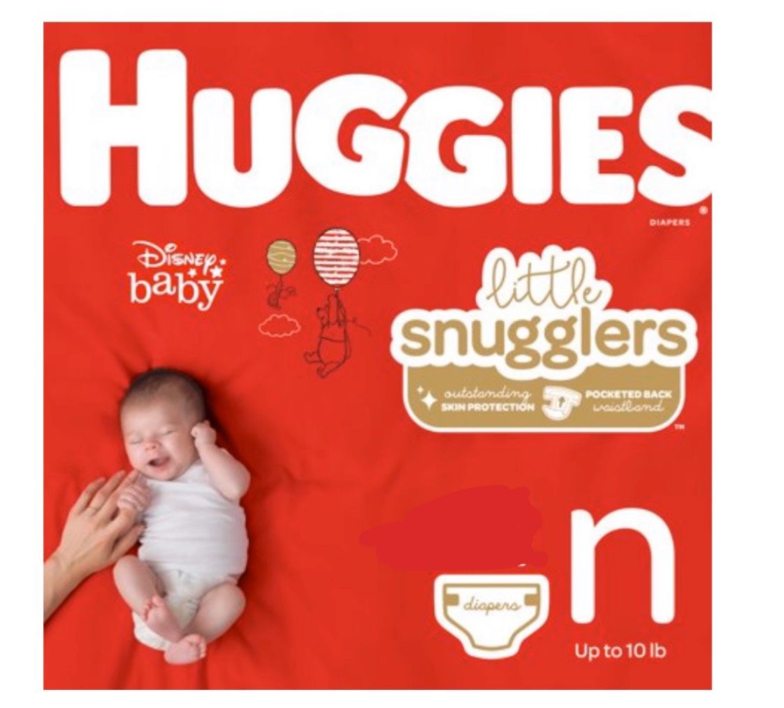 Huggies Snugglers Newborn size (51diapers)