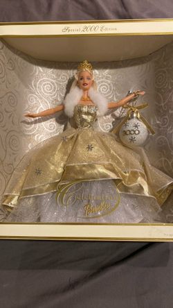 NRFB "Barbie" 2000 Mattel Holiday Celebration Special Year Edition Doll #28269 