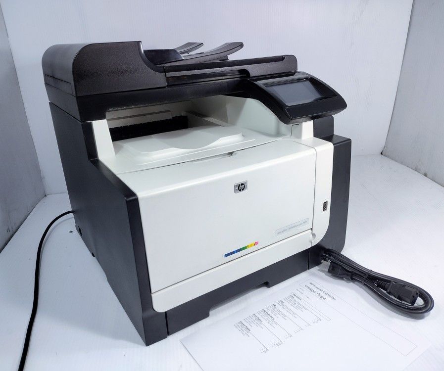 HP Laserjet PRO CM1415FNW Color MFP Printer Scaner Fax All in One need Toner