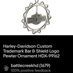 Harley Davidson Ornament 