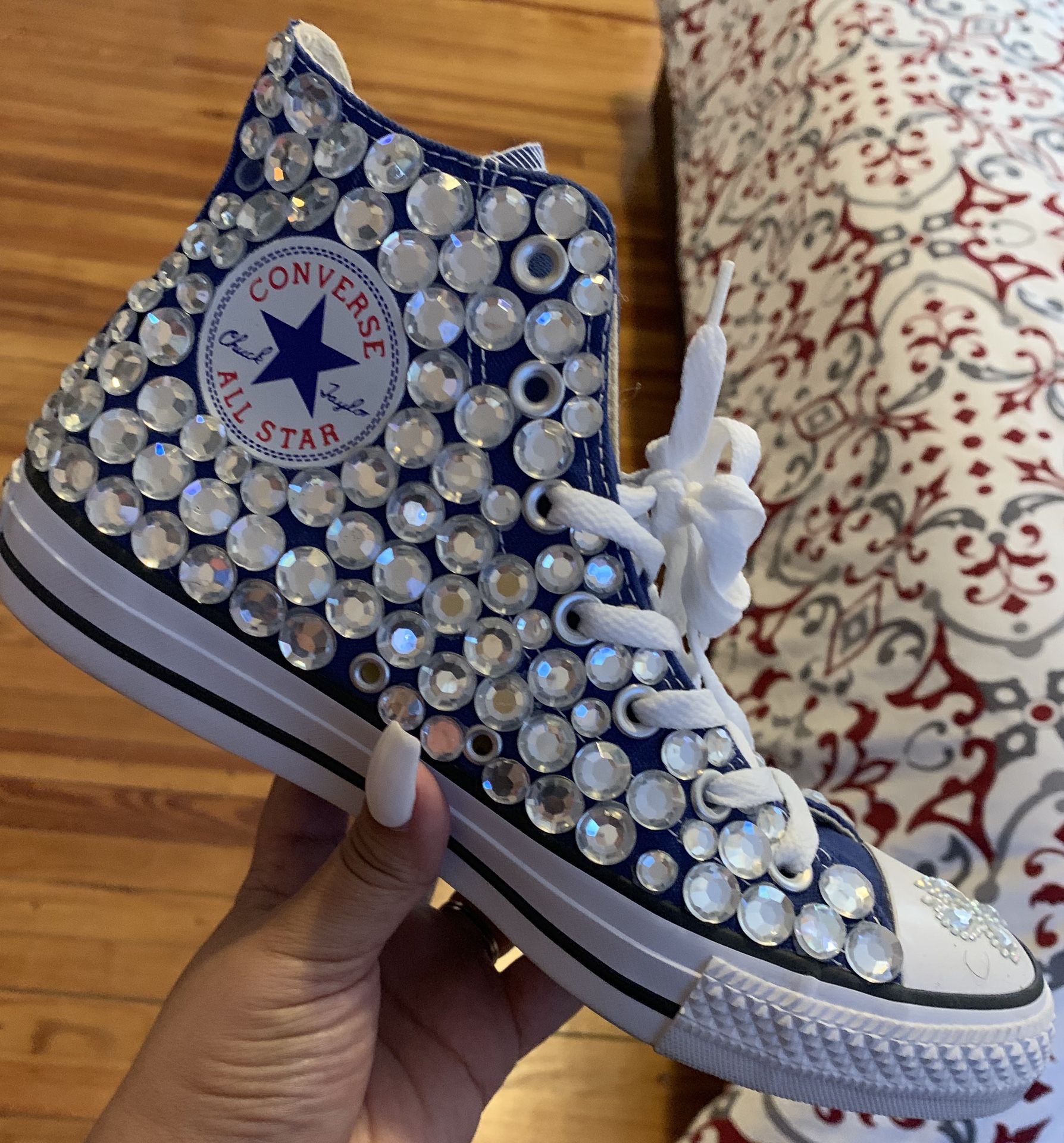 Bedazzled converse