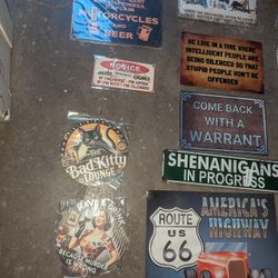 NEW METAL SiGNS 