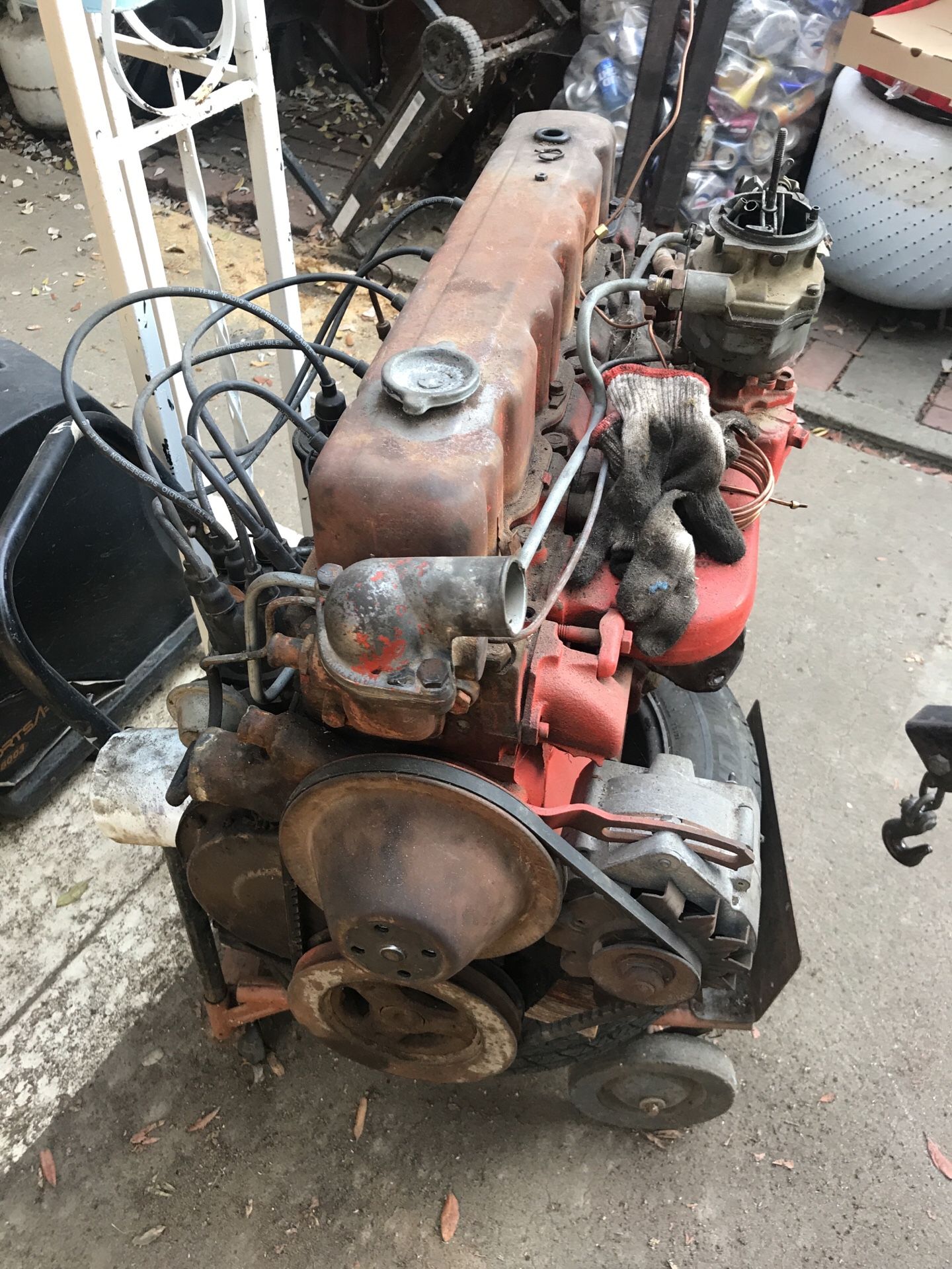 Inline 6 cylinder engine