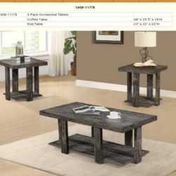 3pc Coffee Table Set