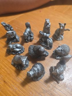 Vintage Franklin mint woodland creatures