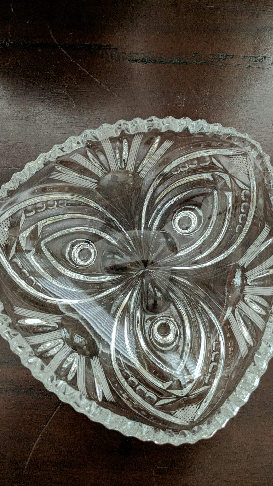 Crystal candy bowl