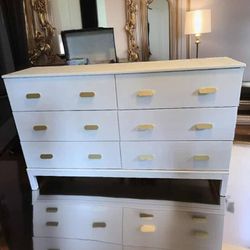 White Dresser Solid
