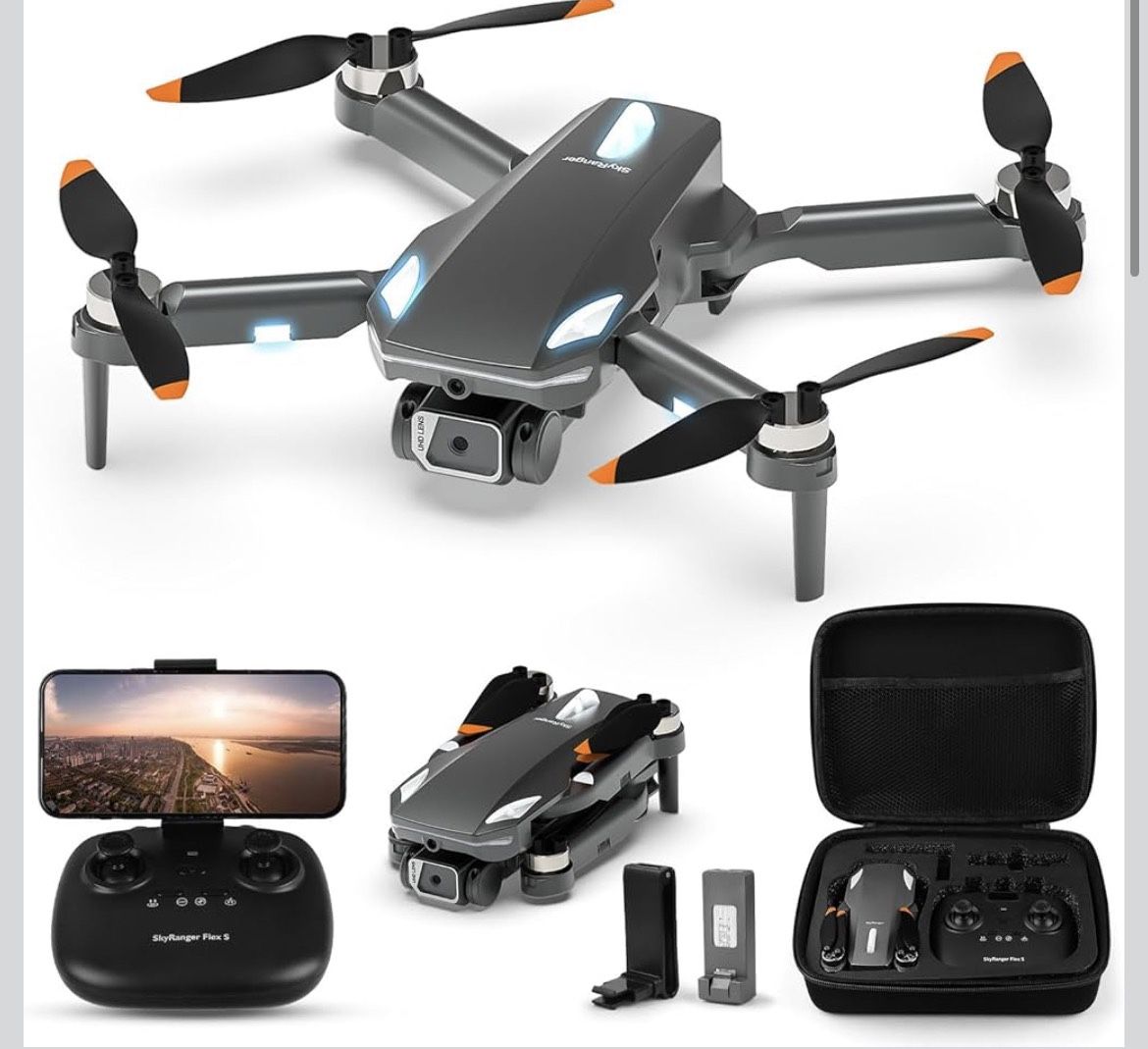 🆕 In 📦 Drone with Camera1080P,RC Quadcopter Foldable Mini Drone,One Key Start/Altitude Hold/Gesture Selfie,Cool Gifts for Boys&Men(Grey)
