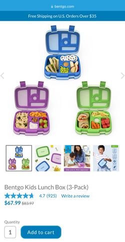 3 Pack Bento Boxes