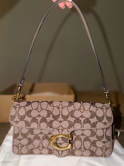 Coach Tabby 26 Crystal Signature Jacquard Shoulder Bag