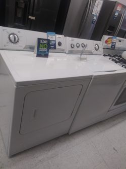 Washer and dryer