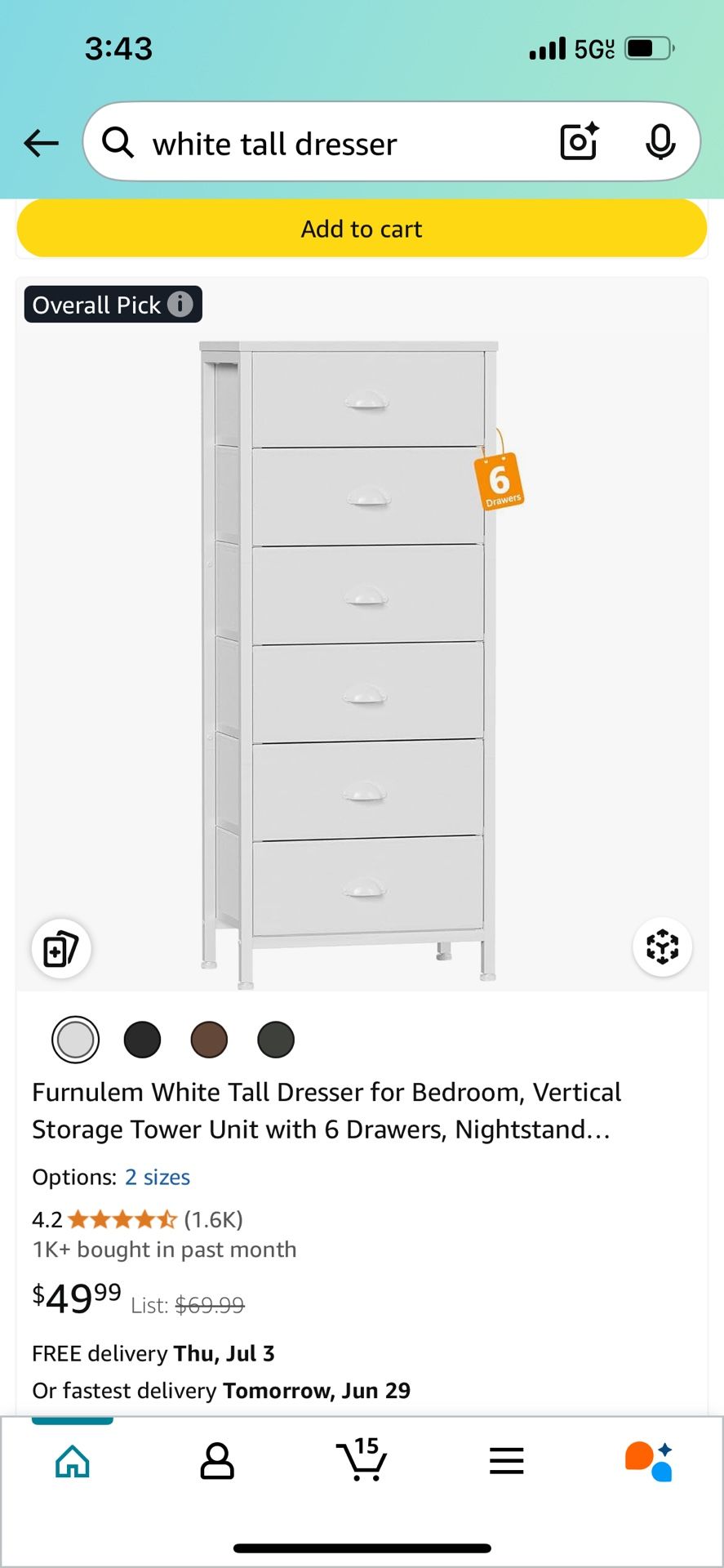 White Dresser