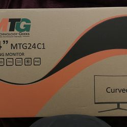MTG 24” Curved Monitor (Brand New In Box)