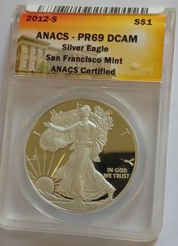 2012-S PR69 DCAM Silver Eagle