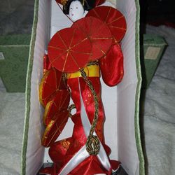 Beautiful Japanese Ceramic Doll
