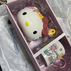 Hello Kitty Piggy Bank And Mug Set