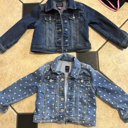 4t Girls Jeans Jackets $10 Each 