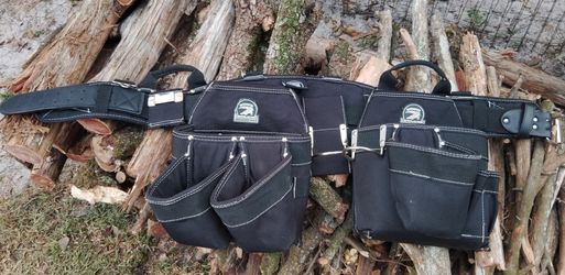 Gatorback Professional Carpenter's Tool Belt Combo w/Air-Channel Pro Comfort Back Support Belt