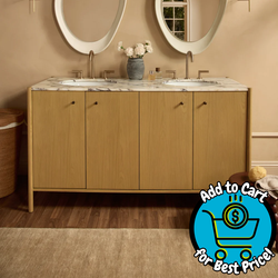 Lulu and Georgia Philana Bath Vanity Double Sink 60"