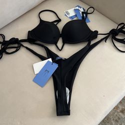 Mugger H & M Bikini Set Bottom Size 8 Top Size 6