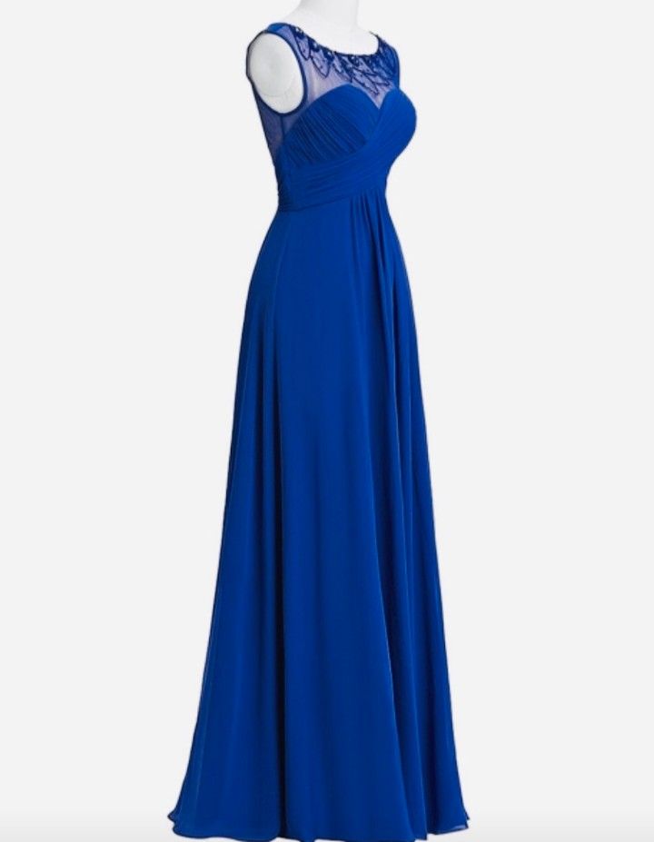 Prom Or Bridesmaid Chiffon Silk Lined Gown- New Have Never Been Fitted