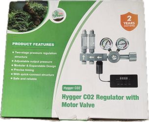 Hygger CO2 Upgraded Aquarium CO2 Regulator with Motorized Valve