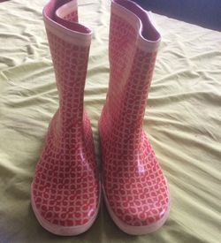 Coach rubber boots