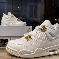 Jordan 4 Metallic Gold 8W