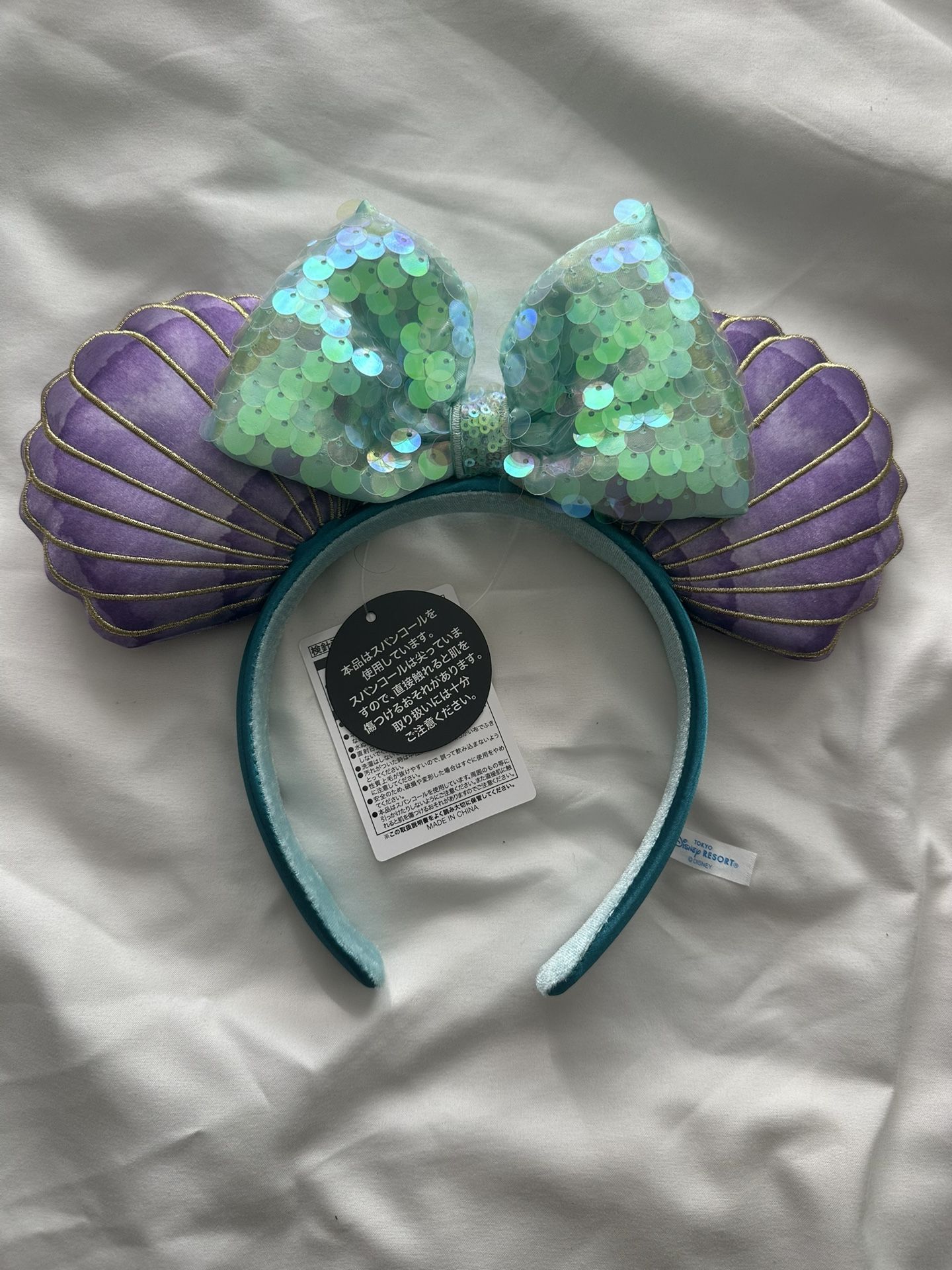 Tokyo Disney Little Mermaid Ariel Minnie Ears