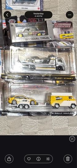 2 hot wheels team transport & one M2 chase