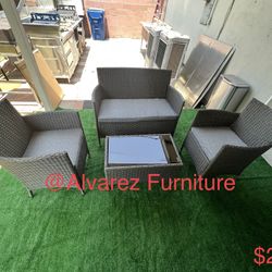 4pc Patio Furniture Outdoor Sofa Set 