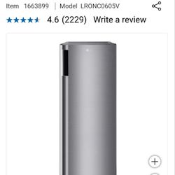 (New In Box)LG 6.0 cu. ft. Single Door Refrigerator with Inverter Compressor 