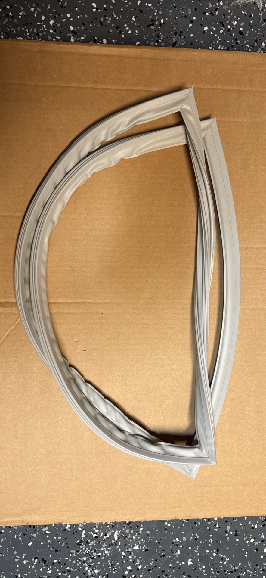 Whole Parts Refrigerator Freezer Door Seal Gasket, (Magnetic Strip Inside), Single Piece, Part# DA63-06541D - Replacement & Compatible with Some Samsu
