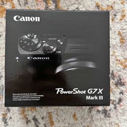 Canon PowerShot G7X Mark iii Camera