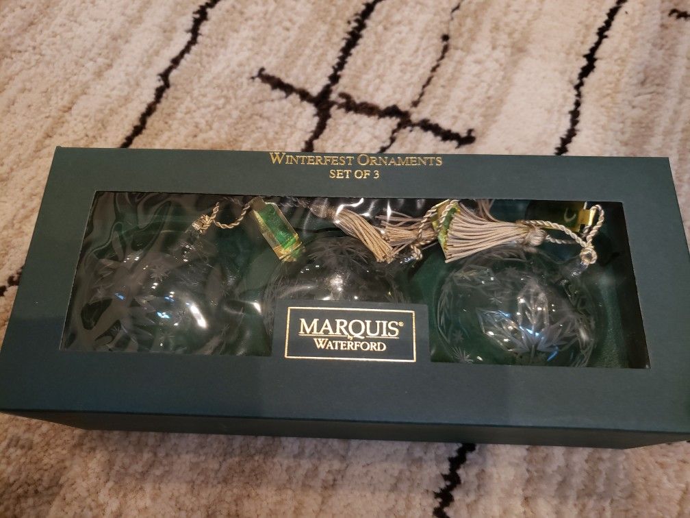 Waterford Crystal Christmas Ornaments