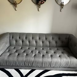 Restoration Hardware Grey Couch
