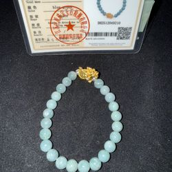 Turtle Dragon Jade Bracelet 
