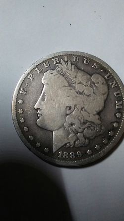1889 silver Morgan dollor