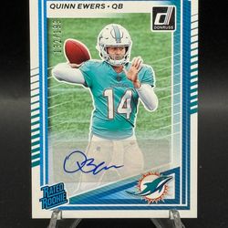 2025 Donruss Rated Rookie #342 Quinn Ewers RC Auto #/199