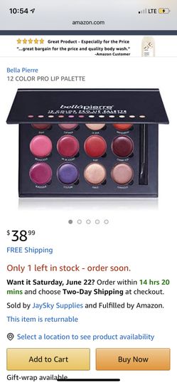 New 12 color pro lip