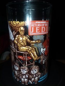 Star Wars promotional glass from Burger King 1983